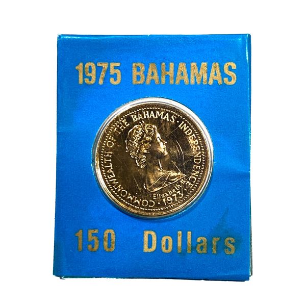 1973 $150 Gold Coin Bahamas (.2415 AGW)