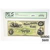 Image 1 : 1857 $5 Obs. Bank Note-Morris Co. Bank PCGS 65 PPQ