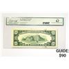 Image 1 : 1977A $10 Fed Note LCG 62 Offset Error