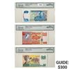 [3] 1976 Singapore/Seychelles Banknote Currency Legacy