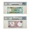 Image 2 : [2] 1978&1980 Belize/Bermuda Banknote Currency Legacy