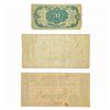 Image 2 : [3] 1861&1875 50C,$2 Lot of U.S. Currency