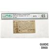 1771 One Pound N. Carolina Colonial Note PMG 45