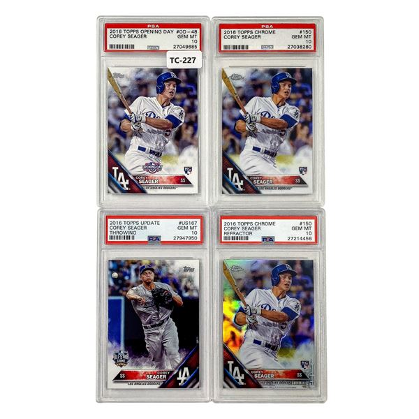 [4] 2016 Topps Corey PSA GEM MT 10