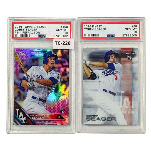 2016 Topps Chrome/Finest Corey Seager #58/#150