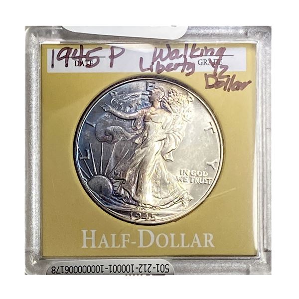 1945 Walking Liberty Half Dollar MS