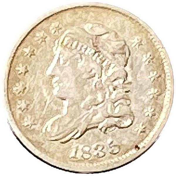 1835 Capped Bust Half Dime VF