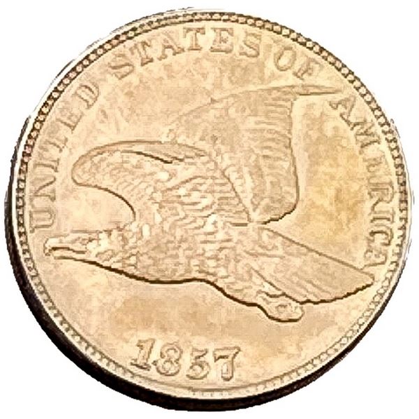 1857 Flying Eagle Cent AU