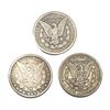 Image 2 : 1883-1891-CC KEY Date Morgan Silver Dollar Lot [3 Coins] Avg Circ