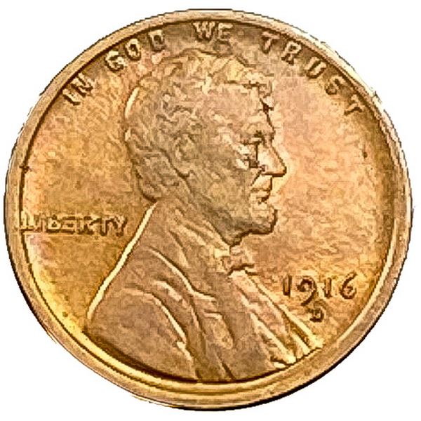 1916-D Wheat Cent AU