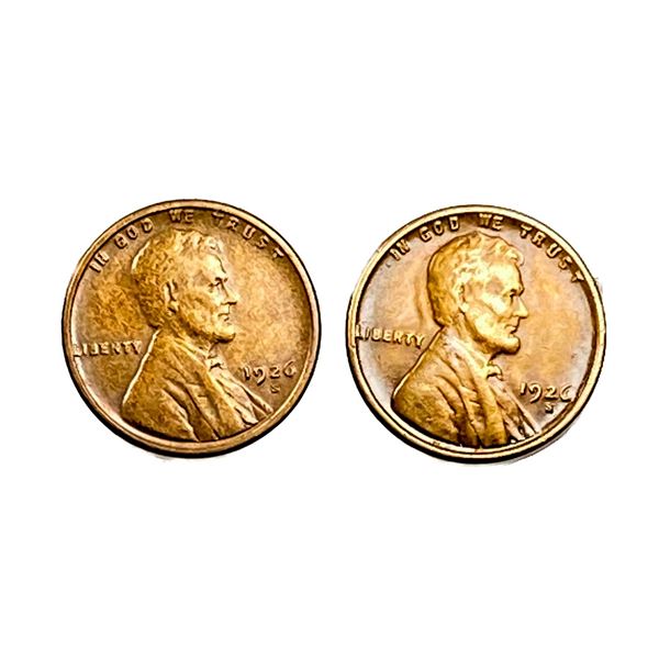 [2] 1926-S Wheat Cent XF