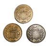 Image 1 : 1864-1869 High Grade Two Cent Piece Lot [3 Coins] AU