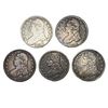 Image 1 : 1826-1837 Capped Bust Half Dollar Lot [5 Coins]