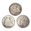 1855-1871 Seated liberty Half Dollar Lot [3 Coins]