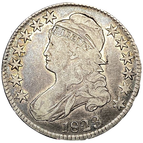 1823 Capped Bust Half Dollar Fine