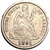 Image 1 : 1891 Seated Liberty Dime XF