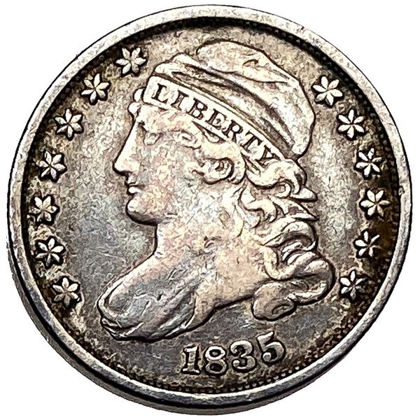 1835 Capped Bust Dime VF