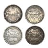 Image 2 : [4] 1893 Columbian Expo Half Dollars Lot [4 Coins]