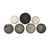 Image 2 : 1852-1872 19th Century Type Coin Lot [7 Coins]