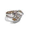 Image 5 : 14k wg Rhodium Plated Diamond Ring-Size 6.5 (6.9g)