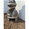 Image 4 : ** Outdoor Fountain - Child & Fish Themed - No Pump - 31" x 12" - CANNOT SHIP