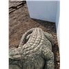 Image 4 : ** Alligator Outdoor Fountain - No Pump - 29" Long x 16" Tall - CANNOT SHIP