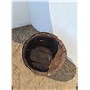 Image 2 : ** Vintage Wooden Whiskey Barrel - Some Wear - 18" x 21" - CANNOT SHIP