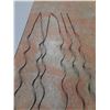 Image 3 : ** (6) Metal Spiraled Metal Yard Decor Rods, All 67" Long, Cannot Ship