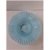 Image 2 : Fenton Opalescent Blue Ombre Hobnail Centerpiece Bowl - 10'' x 3.5''
