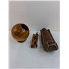 Image 2 : Vintage Golf Club Jacket, Wooden Pot Holder, Wooden Candy Dish