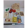 Image 1 : Vintage - Flags, Pamphlets, Toys, Valentine's Card