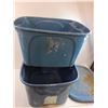 Image 2 : (2) Type A Storage Bins with Lids - 23" x 19" x 13" - Pickup Only