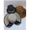Image 4 : (3) Hats (2-Women's Sun, 1-Men's Med), Collapsible Picnic Basket, Westbend Steel Cooking Pot