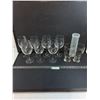 Image 1 : Set of 7 Wine Glasses & 2 Beer Glasses, Plastic Tube with Lid