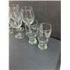 Image 3 : Set of 7 Wine Glasses & 2 Beer Glasses, Plastic Tube with Lid