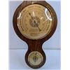 Image 2 : Vintage Wooden Wall-Mount French/German Climate Gauge - 26.5" Tall - PICK UP ONLY