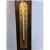 Image 3 : Vintage Wooden Wall-Mount French/German Climate Gauge - 26.5" Tall - PICK UP ONLY