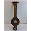 Image 4 : Vintage Wooden Wall-Mount French/German Climate Gauge - 26.5" Tall - PICK UP ONLY
