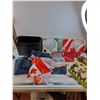 Image 1 : Conair Wallmount Mirror, Tote Bags, Stockings, Canada - Flag 5' x 34" & Streamer, Storage Bin