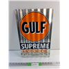 Image 1 : Gulf Supreme Motor Oil Wall Sign 18 x 12"