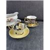 Image 2 : Royal Albert & Paragon Tea Cups with Saucers and Gravy Boat