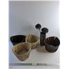 Image 1 : Planters, Artificial Flower and Vase