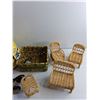 Image 3 : Minion Basket, Miniature Wicker Furniture, Sunglasses and Basket