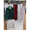 Image 1 : Flannel Jacket - Size L, Pyjama Pants - Size XL and Pyjama Shirt - Size XL