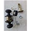 Image 2 : (2) Schlage Black Doorknob Sets, Appear New