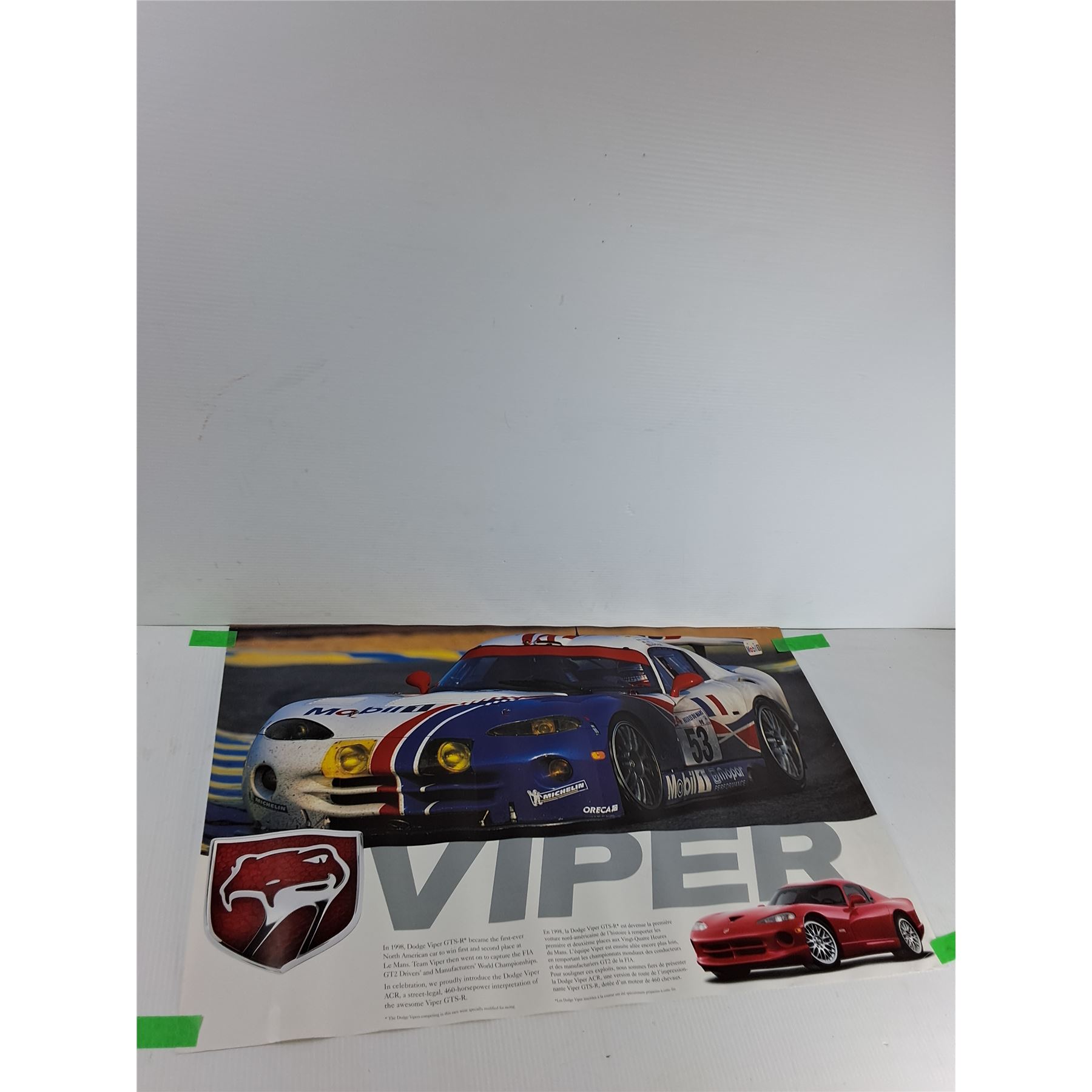 (4) Assorted Posters - Viper Poster, Field Print, Video Shop Posters ...