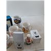 Image 2 : Country Kitchen Stoneware in Sealed Box, Salt & Pepper Shakers, Coffee Mugs