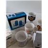 Image 3 : Country Kitchen Stoneware in Sealed Box, Salt & Pepper Shakers, Coffee Mugs