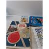 Image 3 : Road Atlas, Wooden Rocking Horse Coin Bank, Misc Books