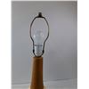 Image 3 : Wooden Lamp With No Shade (25" Tall) Working Turns On